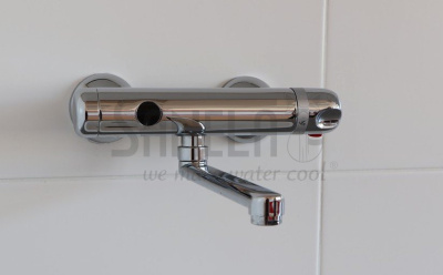 Настенный бесконтактный смеситель SLU 25S арт: 33258 Sanela Чехия (фото, схема)