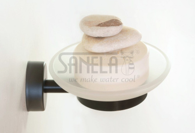 Нержавеющая мыльница со стеклом SLZD 13N арт: 62131 Sanela Чехия (фото, схема)