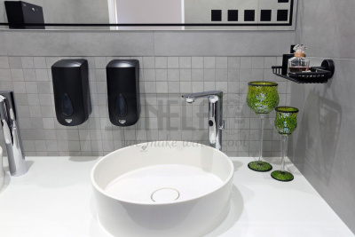 Дозатор пенного мыла 1л пластик ABS SLDN 05N арт: 72051 Sanela Чехия (фото, схема)