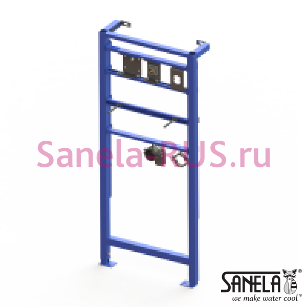 Монтажная рама для автоматического настенного смесителя и дозатора мыла SLR 24 Монтажная рама для автоматического настенного смесителя и дозатора мыла SLR 24