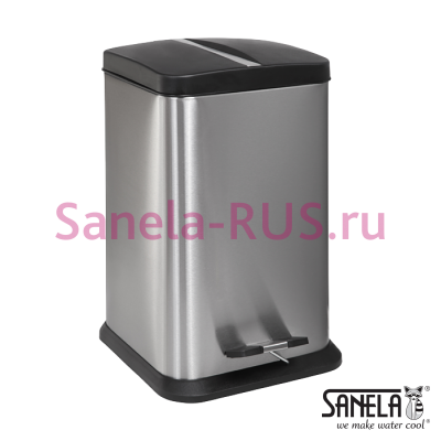 Нержавеющее мусорное ведро с педалью SLZN 78X арт: 85780 Sanela Чехия (фото, схема) Нержавеющее мусорное ведро с педалью SLZN 78X арт: 85780 Sanela Чехия (фото, схема)