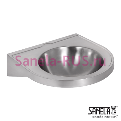 Нержавеющая раковина для инвалидов матовая SLUN 47X арт: 93478 Sanela Чехия (фото, схема) Нержавеющая раковина для инвалидов матовая SLUN 47X арт: 93478 Sanela Чехия (фото, схема)