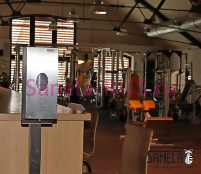 Автоматический дозатор жидкой и гелевой дезинфекции SLZN 71ESB арт: 85718 Sanela Чехия (фото, схема)