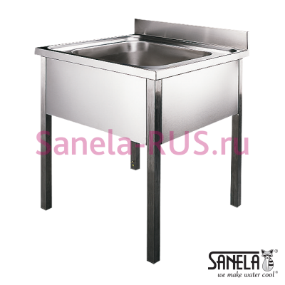 Нержавеющая мойка на ножках SLUN 15 арт: 93150 Sanela Чехия (фото, схема) Нержавеющая мойка на ножках SLUN 15 арт: 93150 Sanela Чехия (фото, схема)
