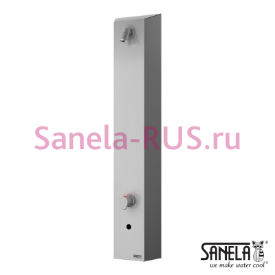 Сенсорная душевая панель со смесителем и термостатом SLSN 02ETB арт: 92024 Sanela Чехия (фото, схема) Сенсорная душевая панель со смесителем и термостатом SLSN 02ETB арт: 92024 Sanela Чехия (фото, схема)