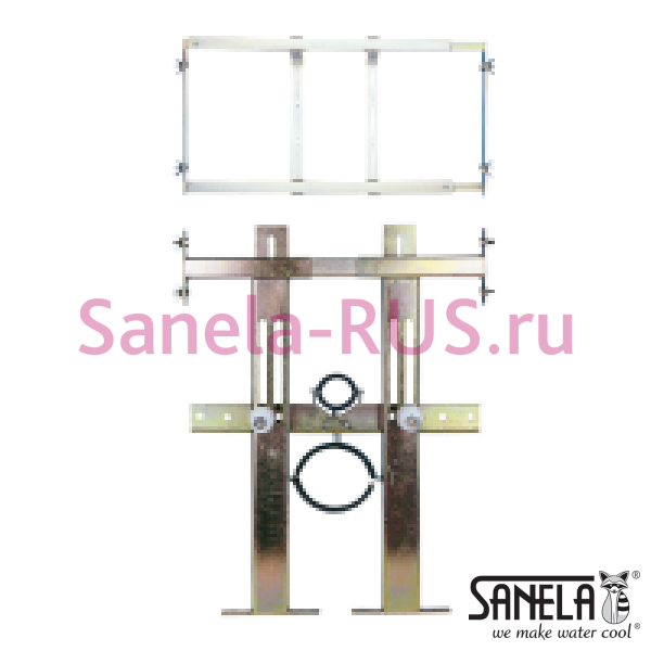 Монтажная рама в гипсокартон для подвесного унитаза SLR 03N Монтажная рама в гипсокартон для подвесного унитаза SLR 03N