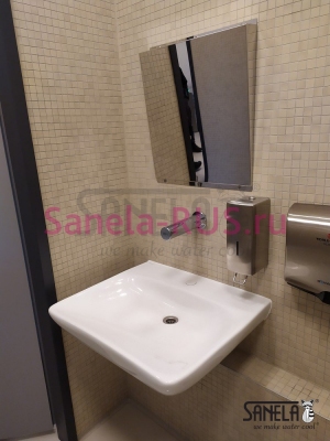 Настенный бесконтактный смеситель SLU 42KB арт: 03425 Sanela Чехия (фото, схема)