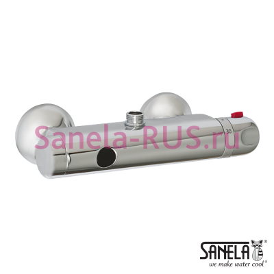 Автоматический душевой смеситель c термостатом SLS 03 арт: 02030 Sanela Чехия (фото, схема)