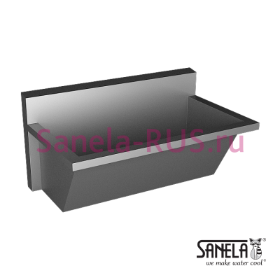 Нержавеющая раковина желоб медицинский 1500мм SLUN 55 арт: 93550 Sanela Чехия (фото, схема) Нержавеющая раковина желоб медицинский 1500мм SLUN 55 арт: 93550 Sanela Чехия (фото, схема)