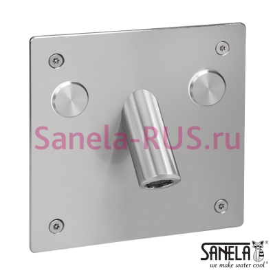 Нажимной кран пьезо SLU 44PP арт: 64442 Sanela Чехия (фото, схема)